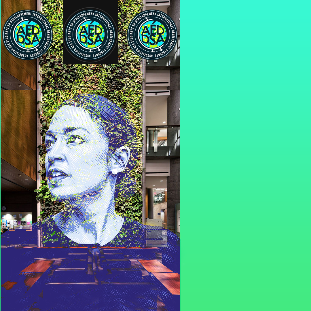 AEDSA portrait and architectural collage